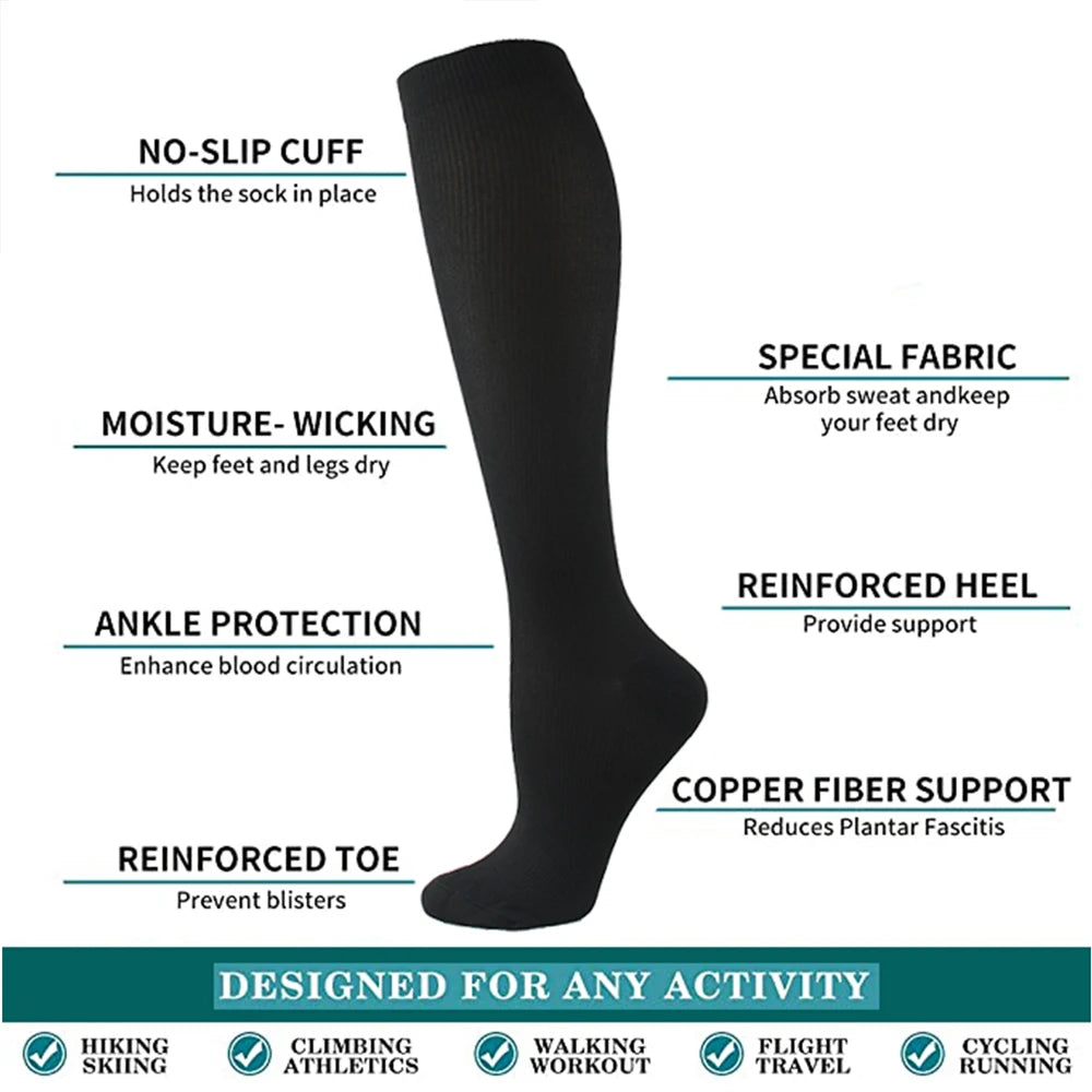Compression Socks for Varicose Veins - Medical Grade Support for Men & Women